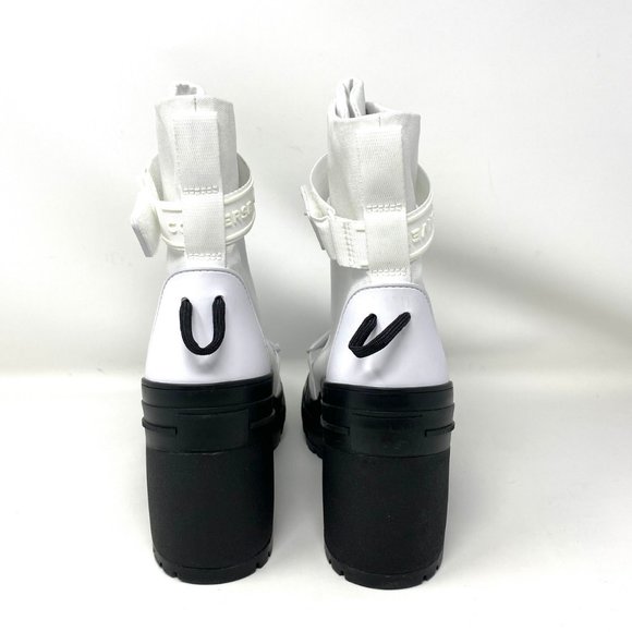 Converse Platform Heel Boots Women's Size 9 563469C CTAS Gr 82 Xx-Hi White Black - Picture 6 of 8